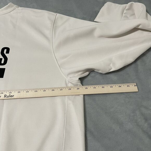 Portland Trail Blazers Sweatshirt Men 2XL XXL Tall Beige Nike Dri-FIT Fleece NBA - Picture 12 of 12